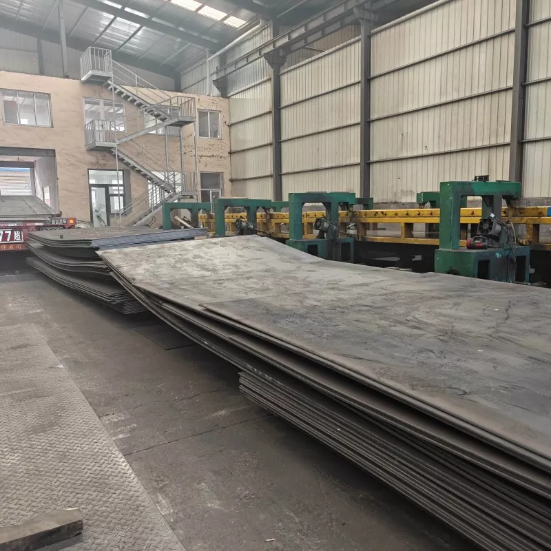 उच्च शक्ति जस्ती कालो सतह हट रोल्ड स्टील प्लेट
